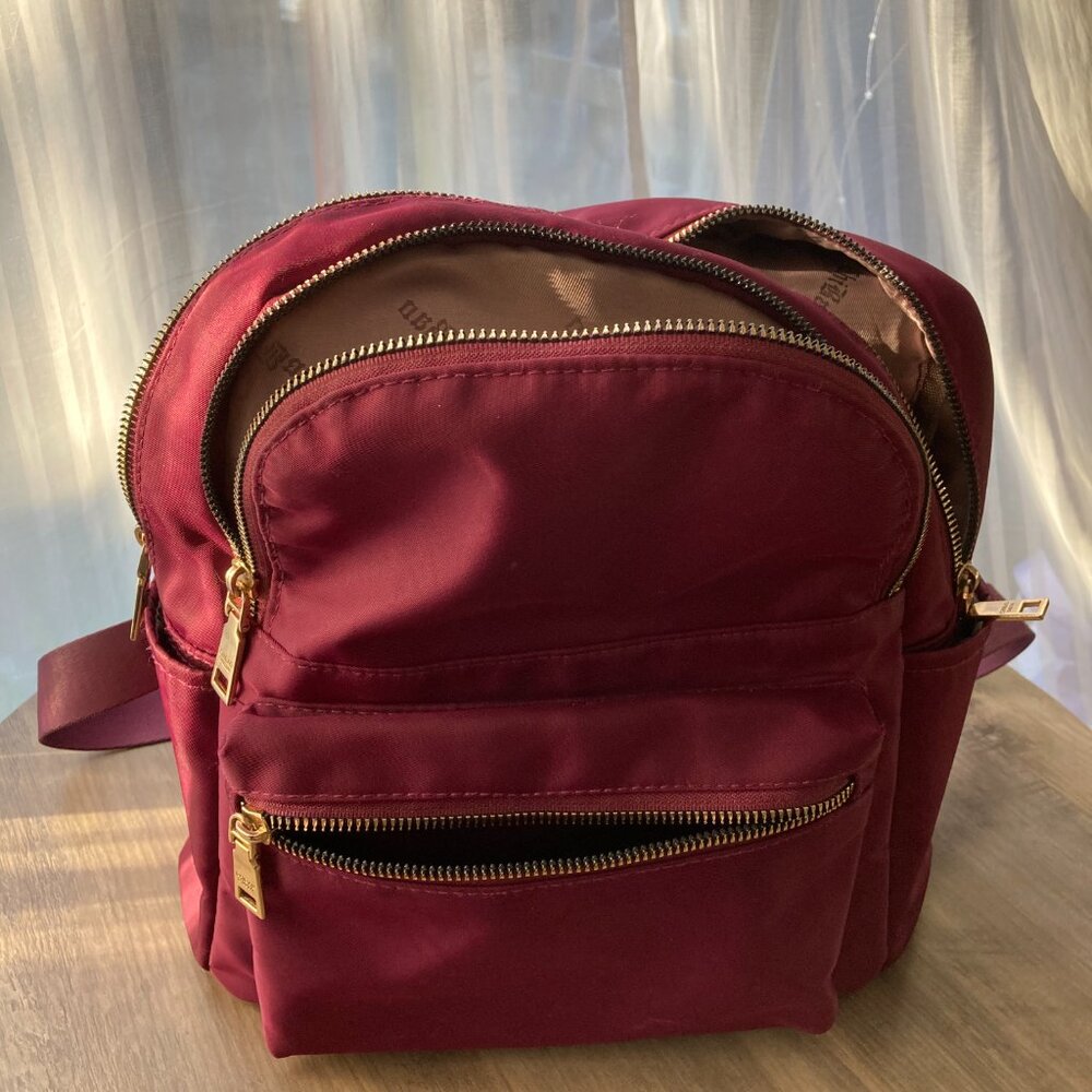 Purple Multiple Pocket Mini Backpack - image 4